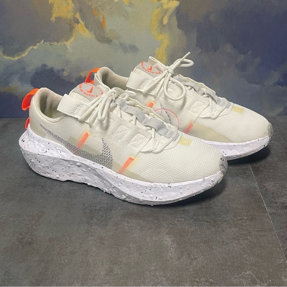 Nike Crater Impact Women's Summit White Grey Fog Sneakers Size 7